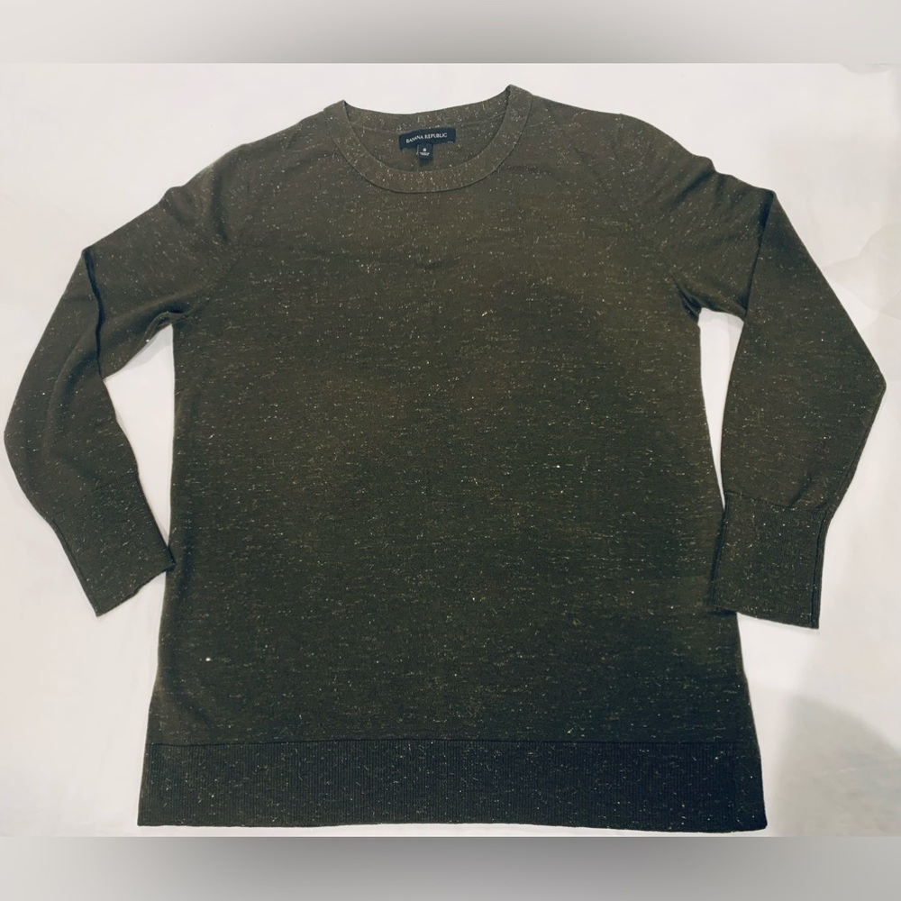 Banana Republic Long Sleeve Sweater Tunic with Side Slits